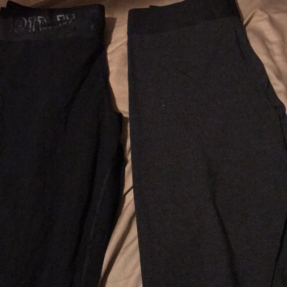 VS PINK LEGGINGS ( 2 PAIR)